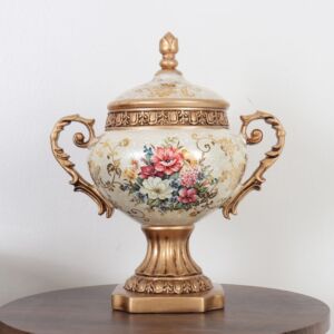 تحفه ديكور - بيج وذهبي