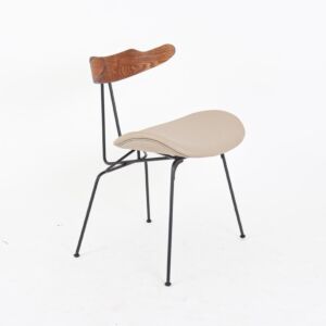 كرسي طعام إسكندنافي - بيج