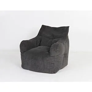 Velvet Recliner Chair - Grey
