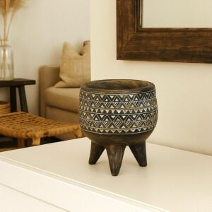 فازة سلفيا - رمادي وابيض