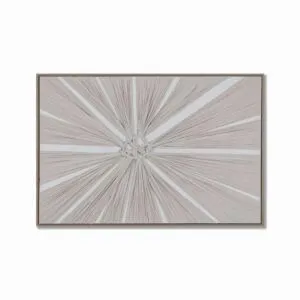 لوحة تجريدي بارلين 120x80 سم - كريمي