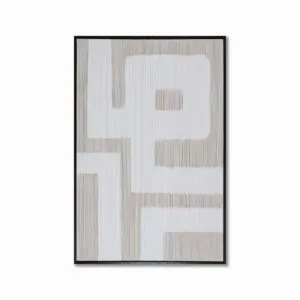 لوحة فنية ويزو 120x80 سم - كريمي