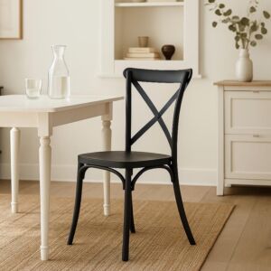 كرسي طعام فلوكس - اسود