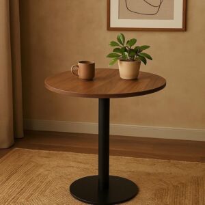 طاولة جانبية مرتفعة كينزا - بني واسود