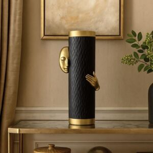 تحفة ديكور آرميل - اسود وذهبي