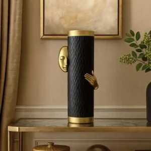 تحفة ديكور آرميل - اسود وذهبي