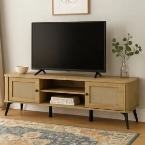 طاولة تلفزيون 160 سم شيراز - بيج