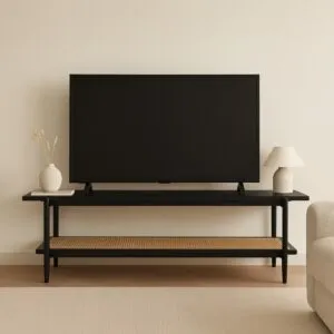 طاولة تلفزيون فورج 160 سم - أسود