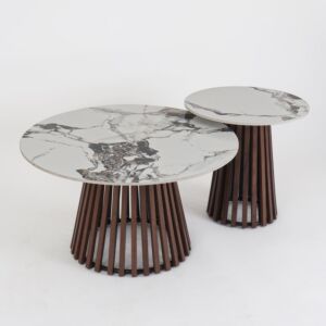 طقم طاولة قهوة دوريانو - بني