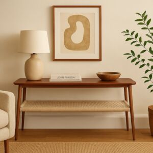 طاولة تلفزيون نسمات - بني