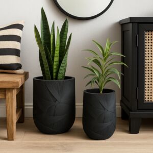 طقم مركن زرع إيكو - اسود