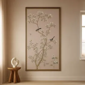 لوحة جدارية الورود - 200×100 سم