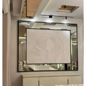 مرايا ديكور وسطها لوحة 150×200