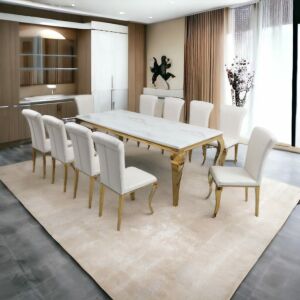 طاولة طعام مع 10 كراسي ماريا