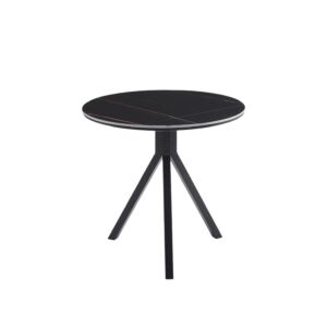 طاولة طعام سيراميك ل 4 اشخاص سيفدا - اسود