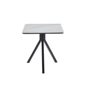 طاولة طعام سيراميك ل 4 اشخاص سيفدال - ابيض