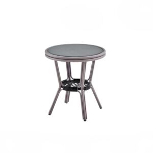 طاولة خارجية دائرية نيلاي - بيج