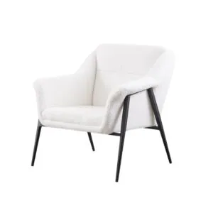 كرسي مفرد جاكي - ابيض