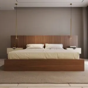 Nilay 3-Piece Bedroom Set - Brown - 200x200 cm