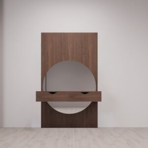 تسريحة مع مرآة ميراليت دون - 2 ادراج - بني