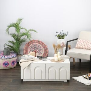 طاولة قهوة رايان - كريمي