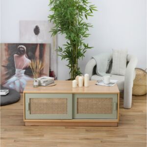 طاولة قهوة راتان ميا