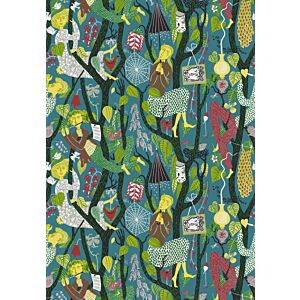 ورق جدران بطبعات اسكندافية - متعدد الالوان