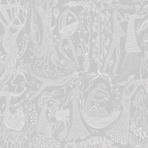 ورق جدران المصممون الاسكندنافيون الثاني ليكو - رمادي