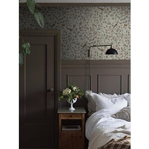 ورق جدران طبعة خاصة مزهرة - بيج