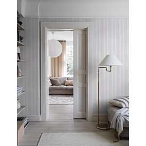 ورق جدران مقلم تيملس - ابيض