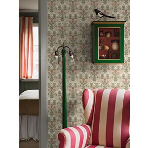 ورق جدران نمط أزهار نيو هيرتيج - احمر