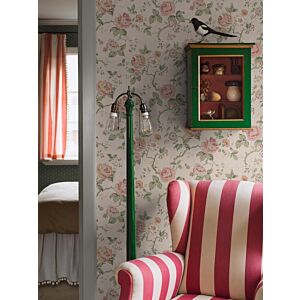 ورق جدران منقوش نيو هرتج - وردي فاتح