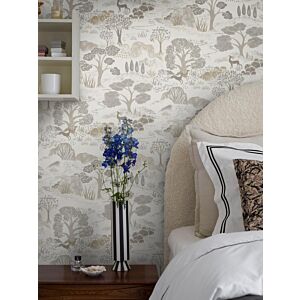 ورق جدران سويدش غريس - رمادي