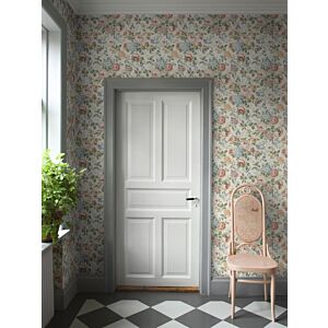 ورق جدران منقوش زهور الطبيعة - متعدد الالوان