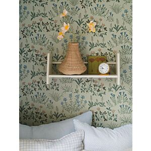 ورق جدران نورديك فولك - اخضر داكن