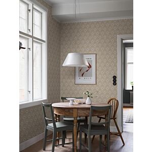 ورق جدران نورديك فولك - بني