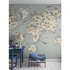 ورق جدران نويب الجزء الثاني - ازرق ومتعدد الالوان