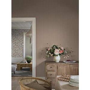 ورق جدران مخطط - احمر