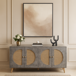 طاولة بوفيه ميكسا - رمادي