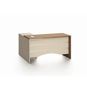 مكتب مع ملحق نيو نيرا 140 سم - بني ومتعدد الالون