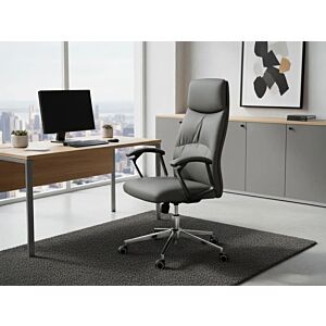 كرسي مكتبي دوار ماوكي - رمادي