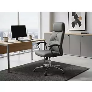 كرسي مكتبي دوار ماوكي - رمادي