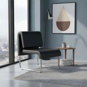 كرسي مفرد دلما - أسود