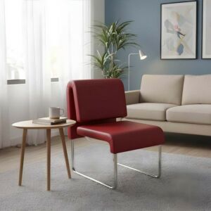 كرسي مفرد دلما - أحمر