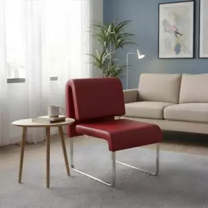 كرسي مفرد دلما - أحمر