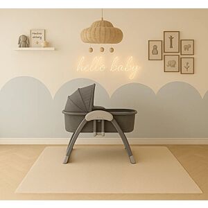 سرير اطفال سويتي - رمادي