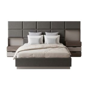 طقم غرفة نوم كينغ 5 قطع 180×200 سم هاري - متعدد الالوان