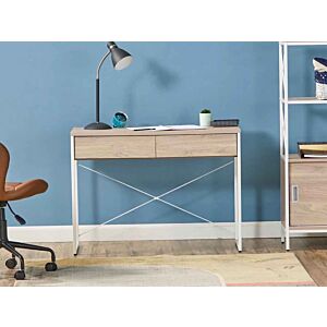 طاولة مكتب ليف - بيج و ابيض