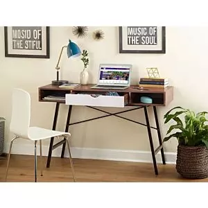 طاولة مكتب لارما - بني واسود