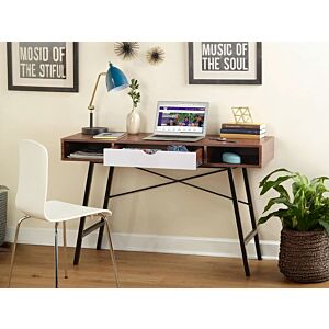 طاولة مكتب لارما - بني واسود